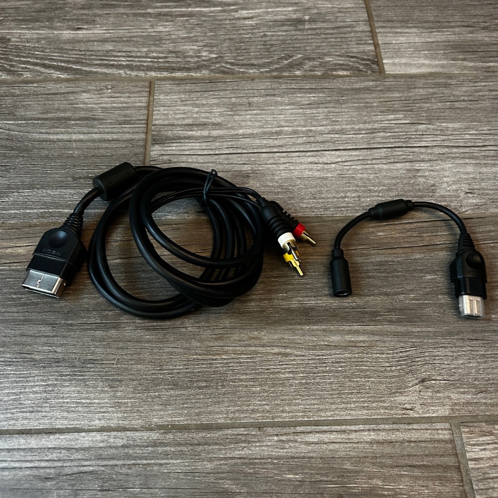 Original Xbox AV Cable Composite RCA Video‎ Audio Cord Adapter For Xbox Console